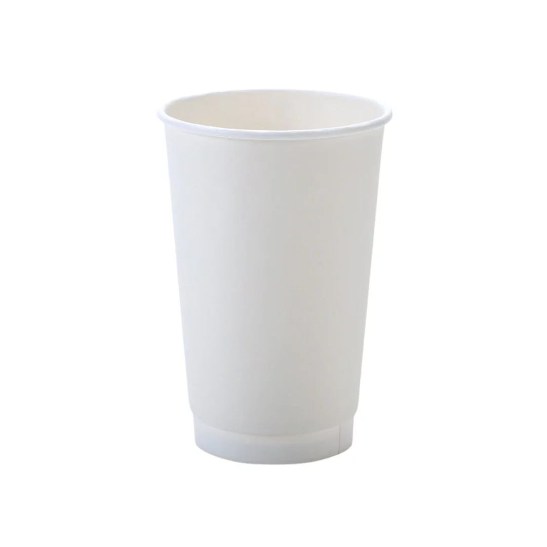 White Double Wall Coffee Cup | 350ml