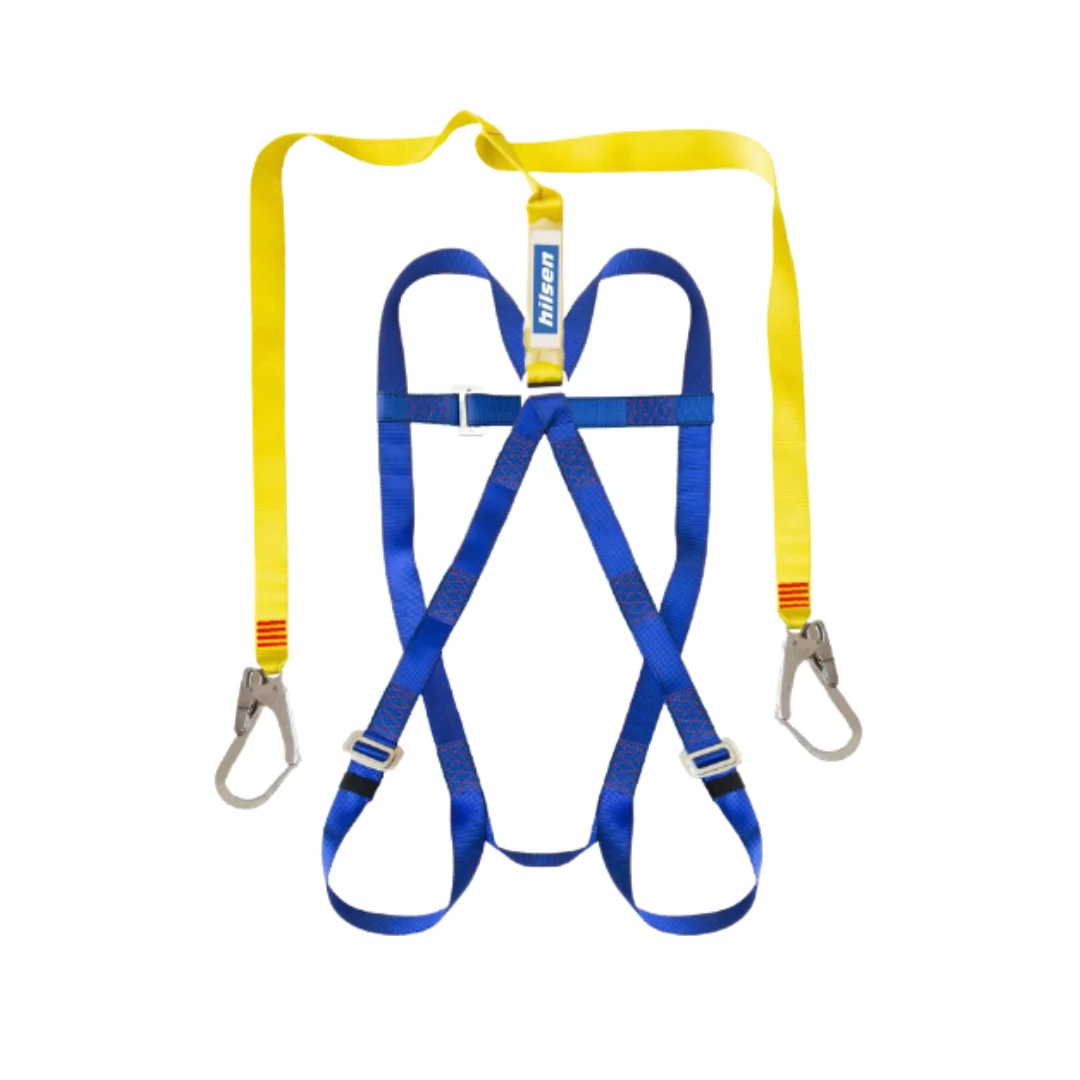 Safety Harness With Double Lanyard and Snap Hooks