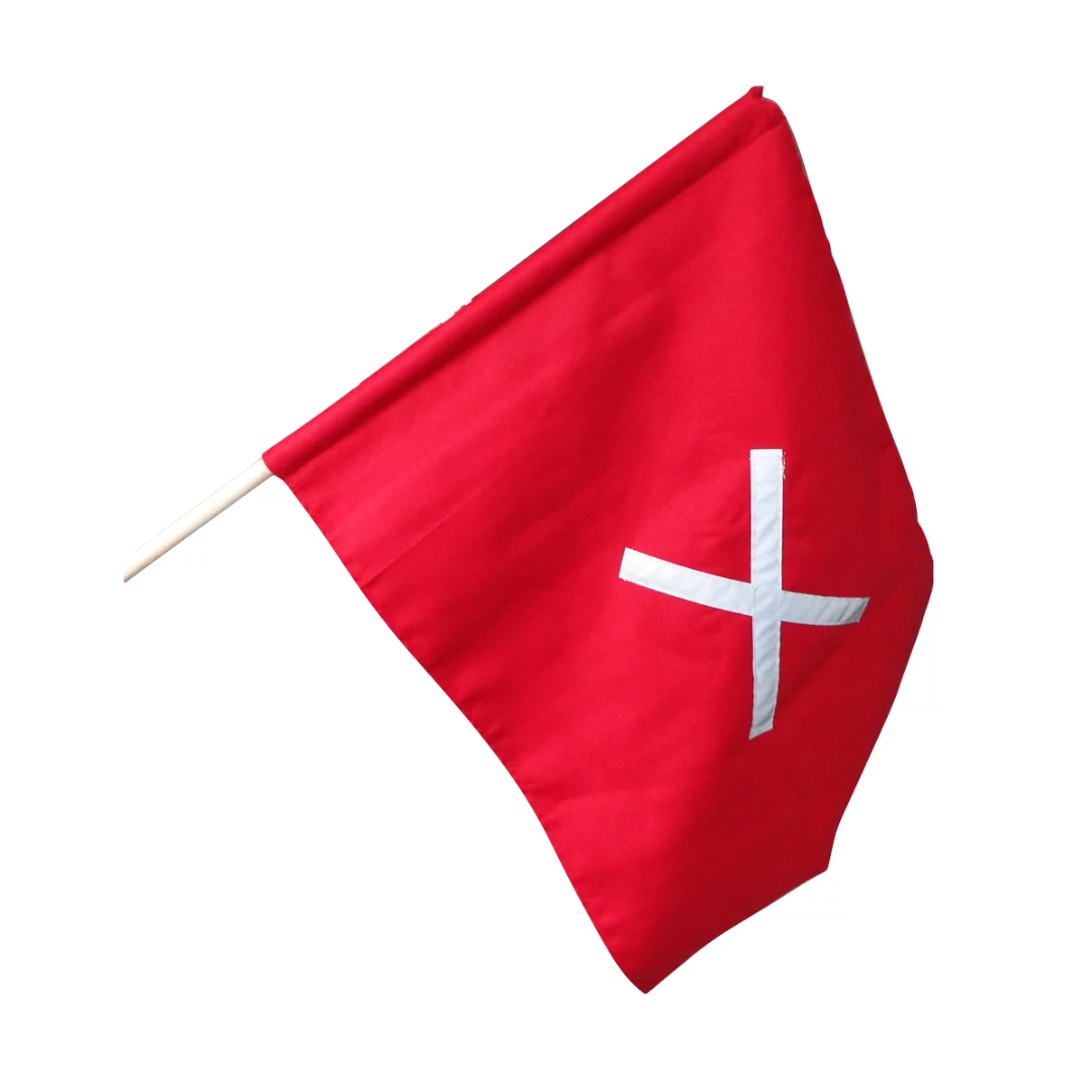 Warning Flag With Reflector Tape