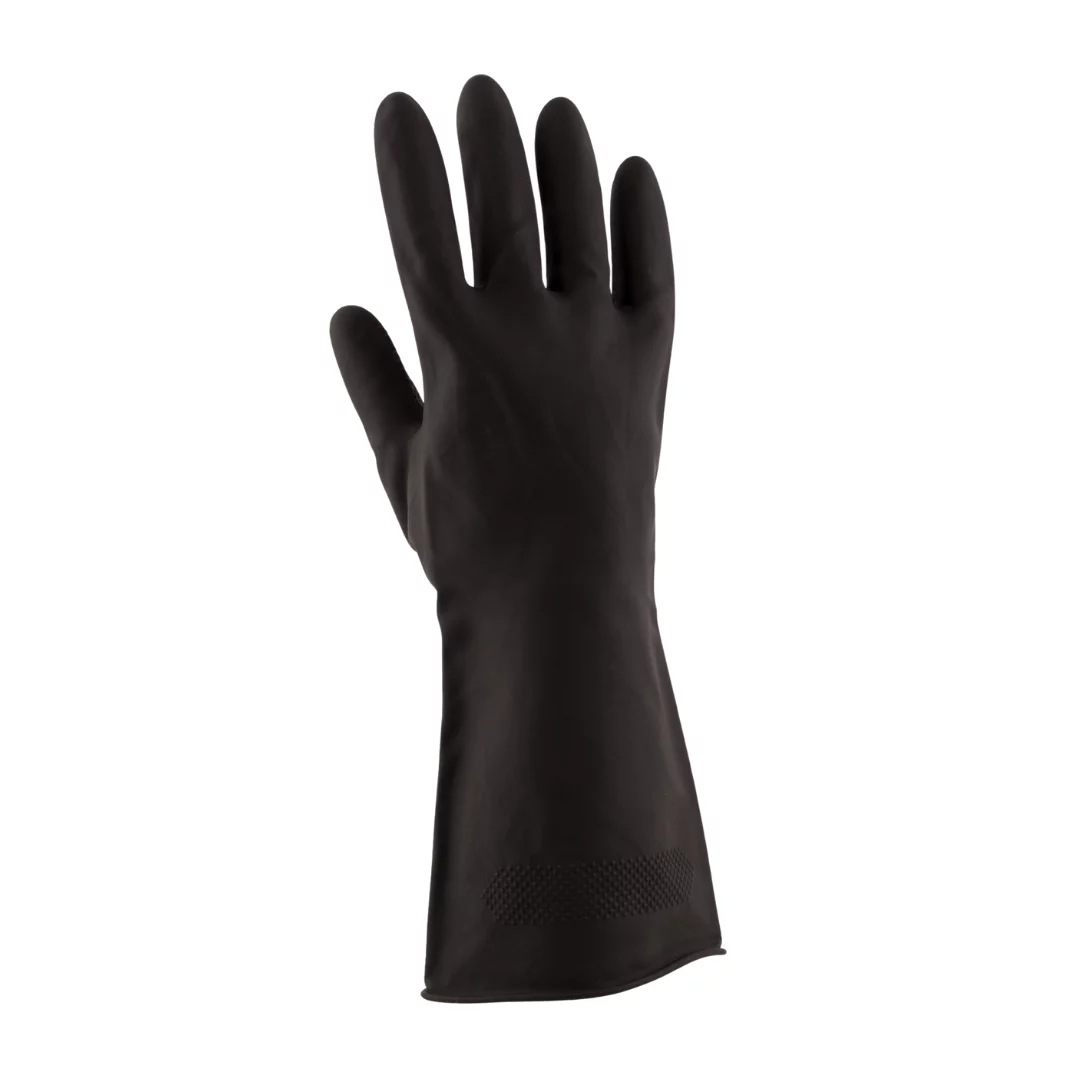 Black Rubber Builders Gloves