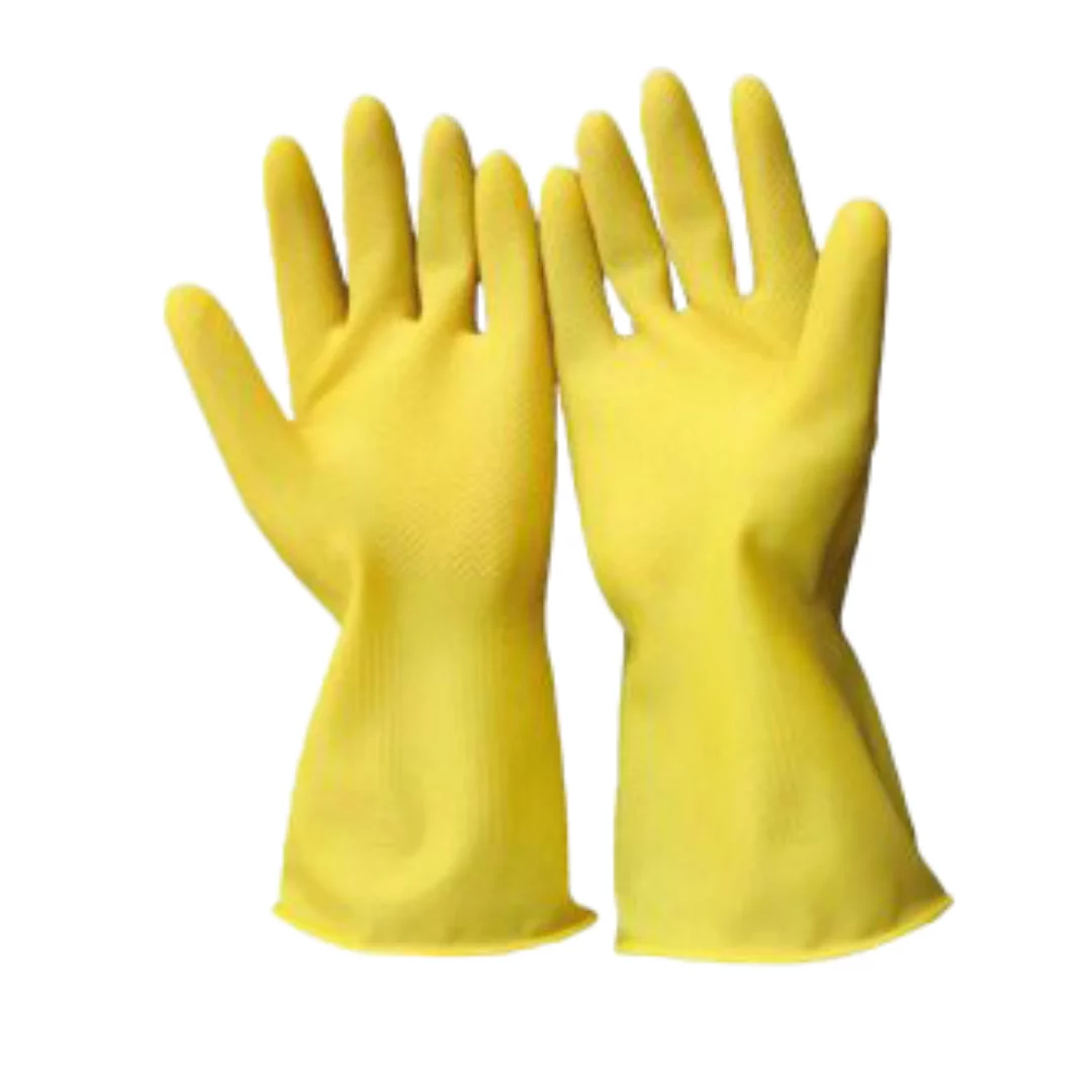 Yellow Household Gloves
