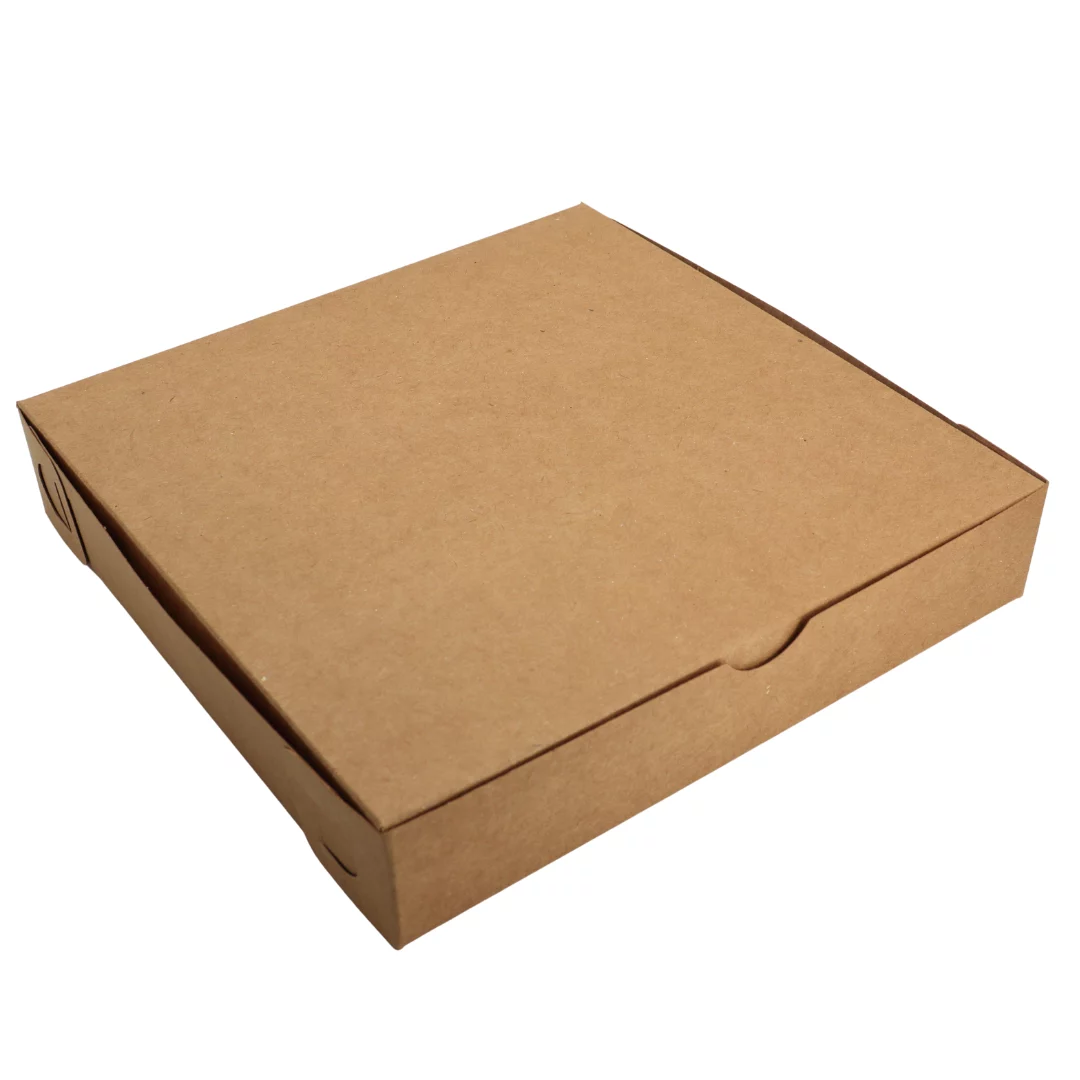 Kraft Pizza Box | 192 x 192 x 33mm | Small