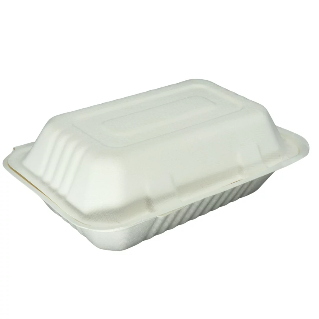 Single Compartment Clamshell | 1000ml | White