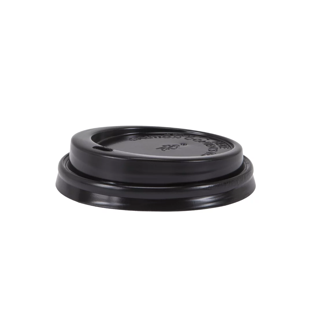 Black Plastic Coffee Cup Lid | 250ml