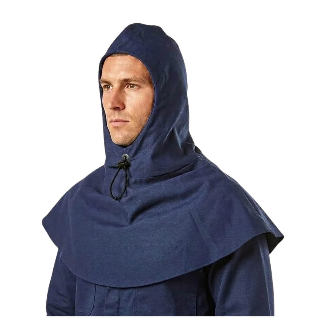 D59 Navy Blue Flame & Acid Welders Hood One