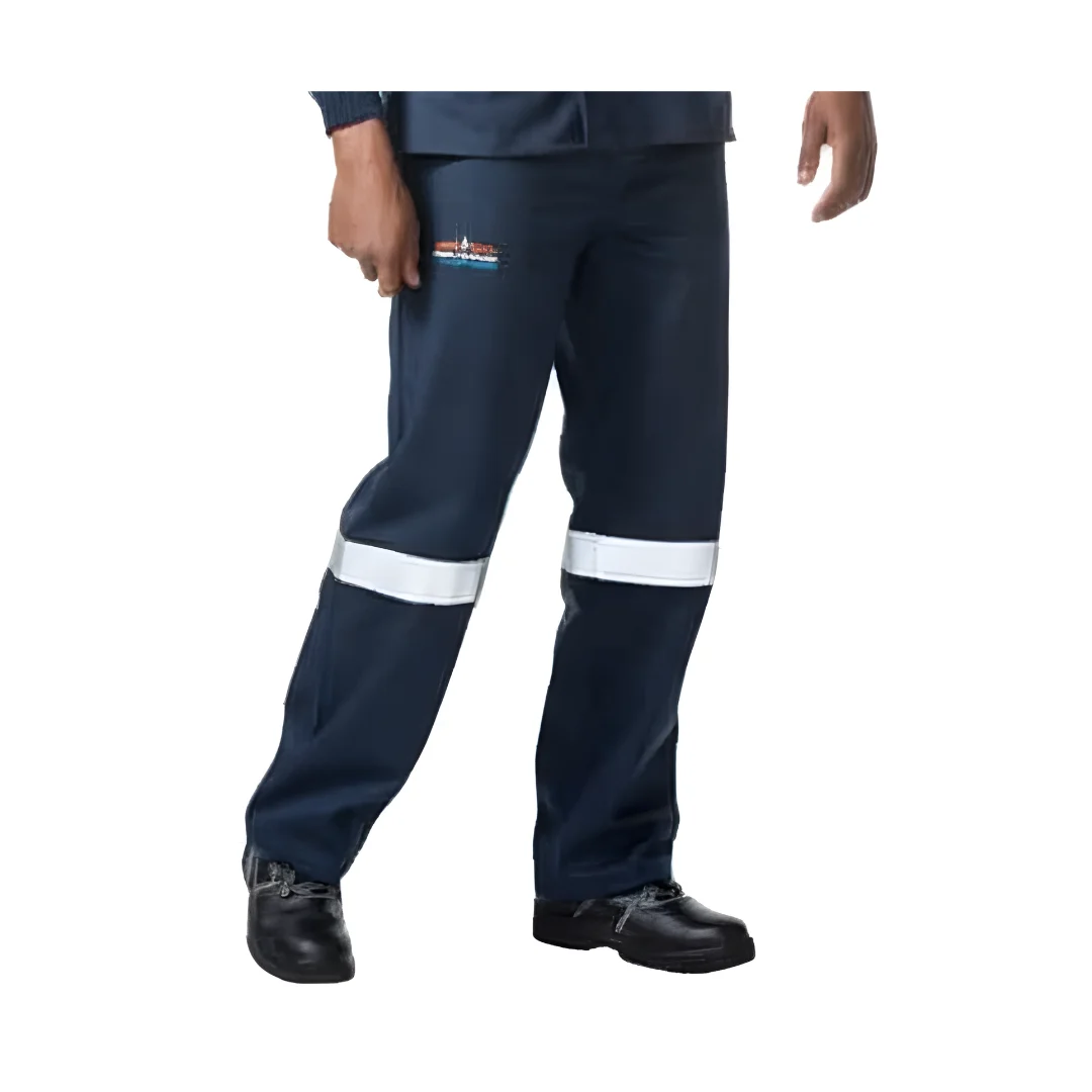 D59 Navy Blue Flame And Acid Pants Reflective Tape