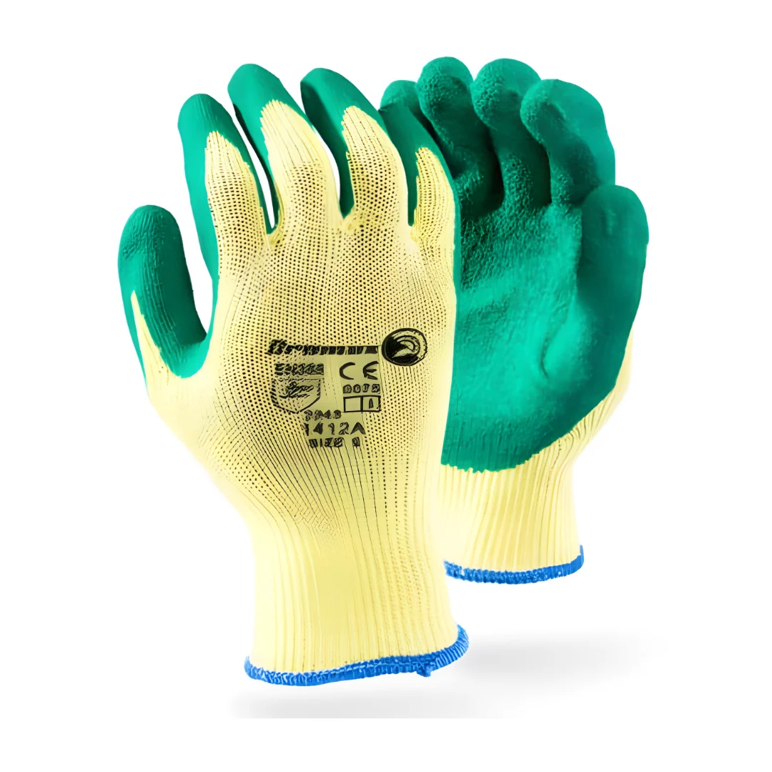 Textured Palm Coated Gripper Glove
