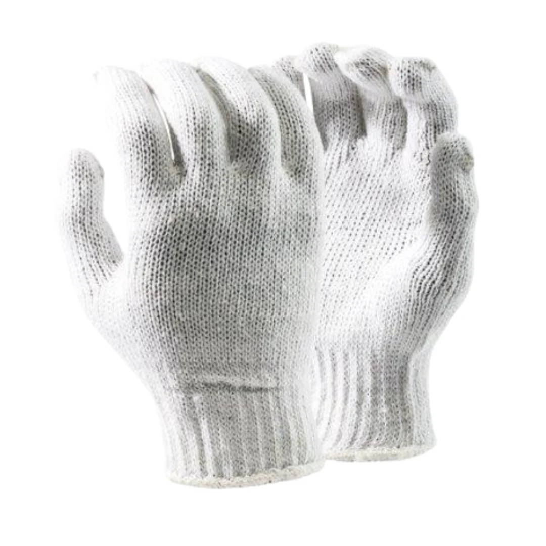 Natural Cotton Blend Crochet Glove