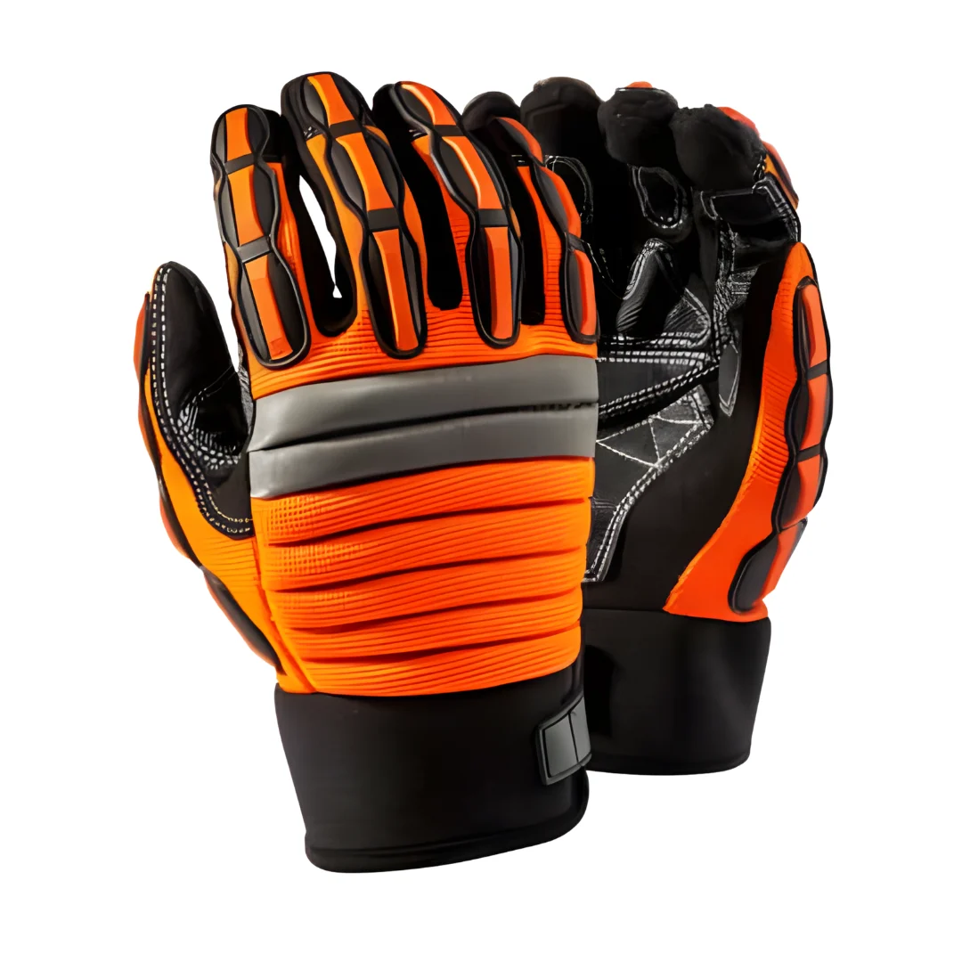 Dromex Mach 4 Impact Black Meta Palm Orange