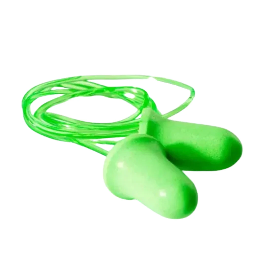 Fluorescent Green Bell PU Foam Disposable And Corded